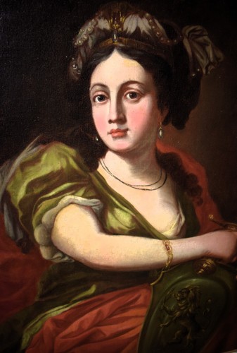 17th century - Allegory of Fortitude - Emilian artist  of the17th century